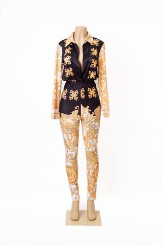 BLACK + GOLD BUCHONA SET